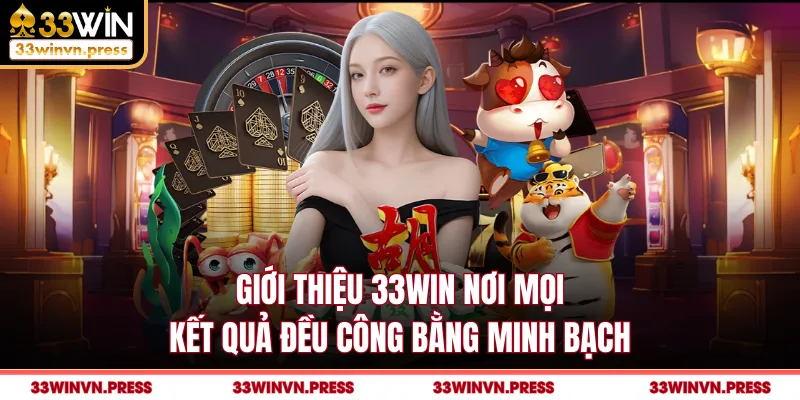 Giới thiệu 33Win nơi mọi kết quả đều công bằng minh bạch
